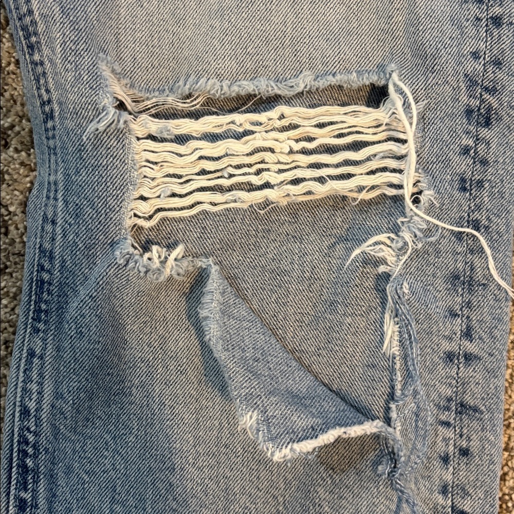 MOTHER SUPERIOR The Dazzler Ankle in Lost It Light Wash Distressed Size 30 - Picture 7 of 9